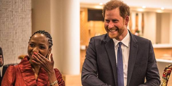 Sophie Chandauka en Prins Harry 