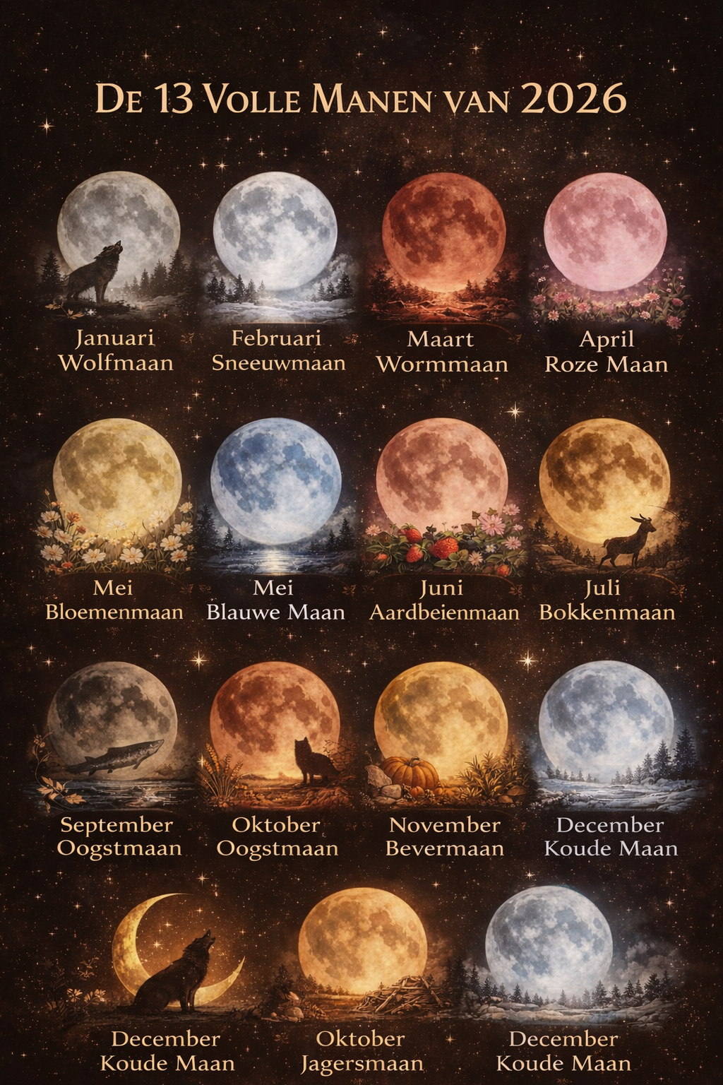 Klik voor een grote versie maankalender 2026