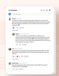commentaar widget tag